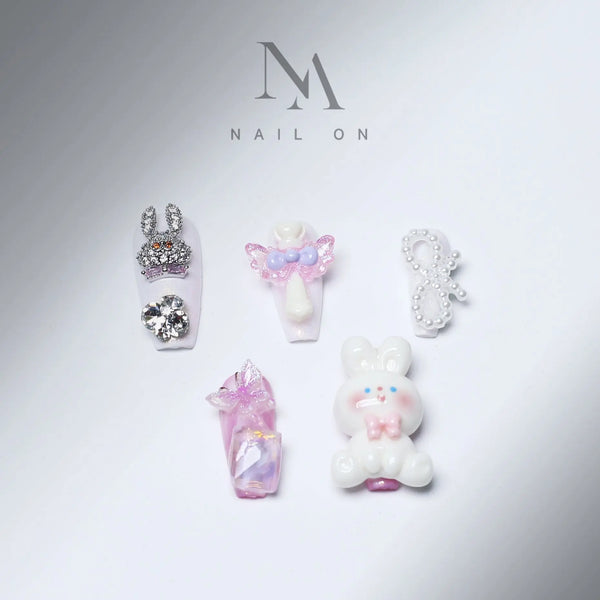 DREAMY OPALESCENT HAZE 24pcs NAIL-ON