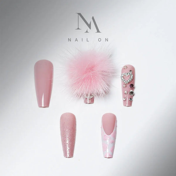 ELEGANCE SPARKLE 24pcs NAIL-ON